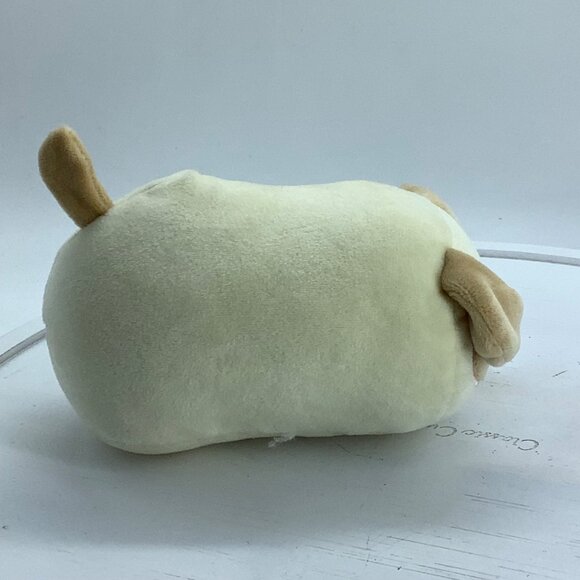 Anirollz Pug Dog Puppy Plush Toy Stuffed Animal 5.5" Long Beige Brown Coosy - Picture 2 of 6